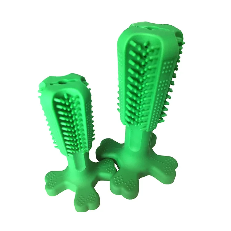 
Wholesale Soft Teeth Cleaning Pet Dog Toothbrush Chew Toy 