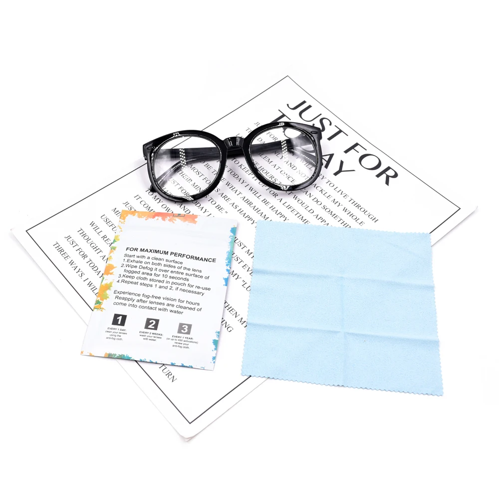 

Antifog Cleaning Cloth for Optical Spectacle Glasses Eyewear Hot-sale Premium Suede Glass Stocked 20g, Grey or customized