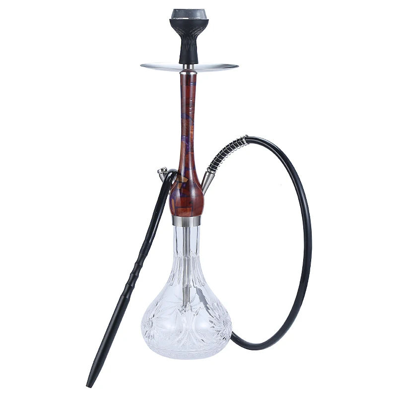 Wholesale High Quality Wooden German Hookah Sheesha New Design Glass