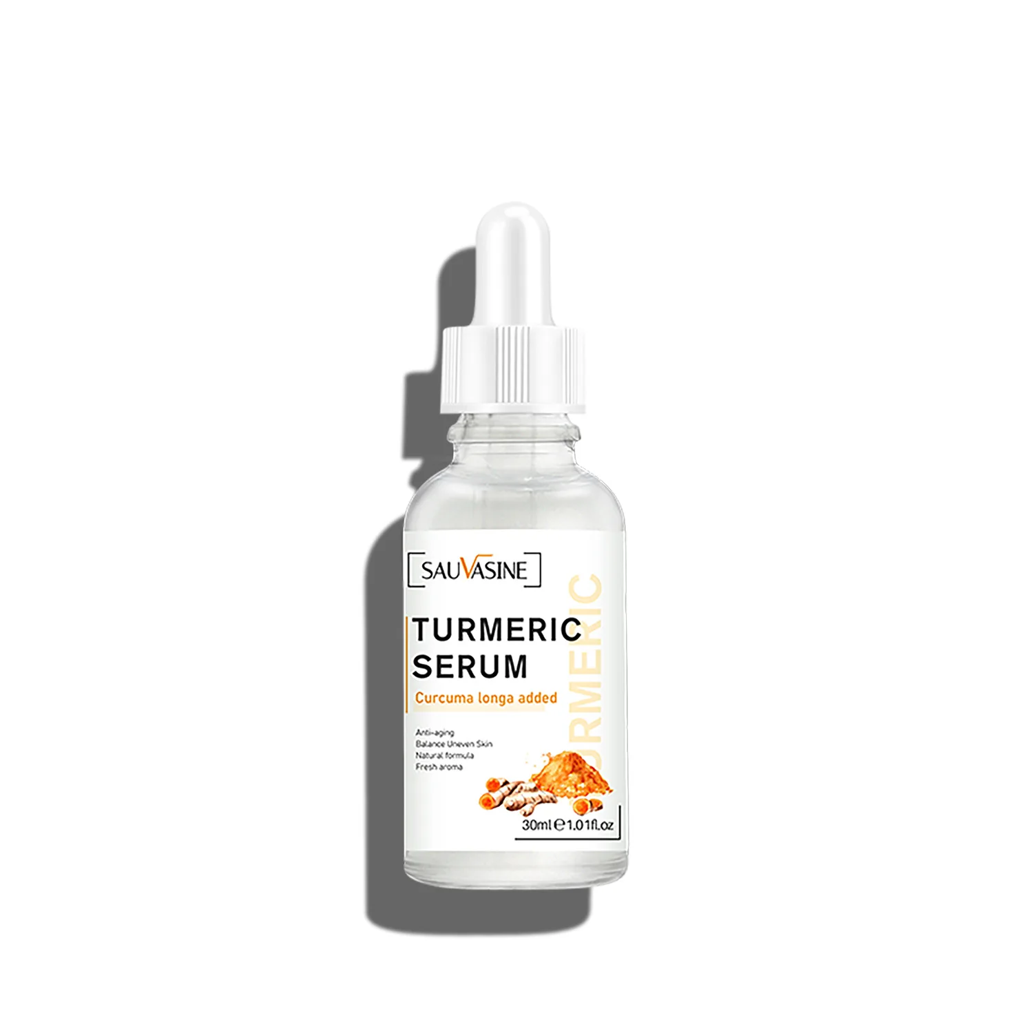 

SAUVASINE Private Label OEM/ODM Vegan Natural Turmeric Brightening Skin Care Face Serum Whitening Serum