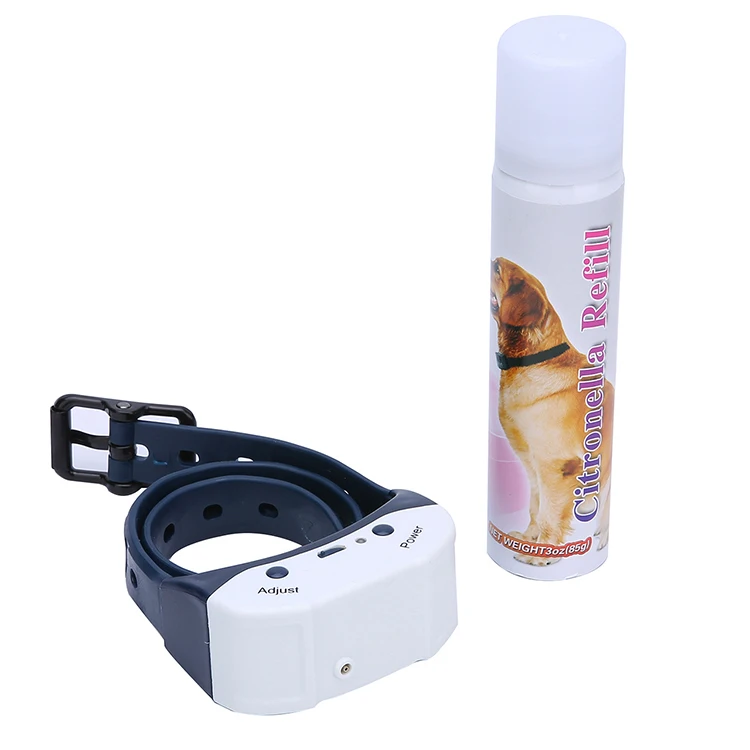 

New rechargeable adjustable dispersive training device Bark stuffed Senior dog barking, White