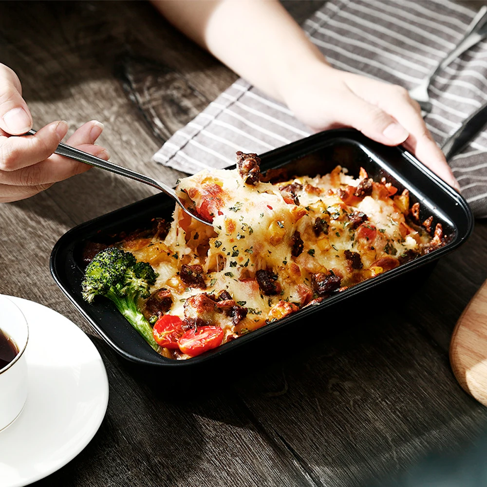 

High quality carbon steel baking cake pan bakeware, Black