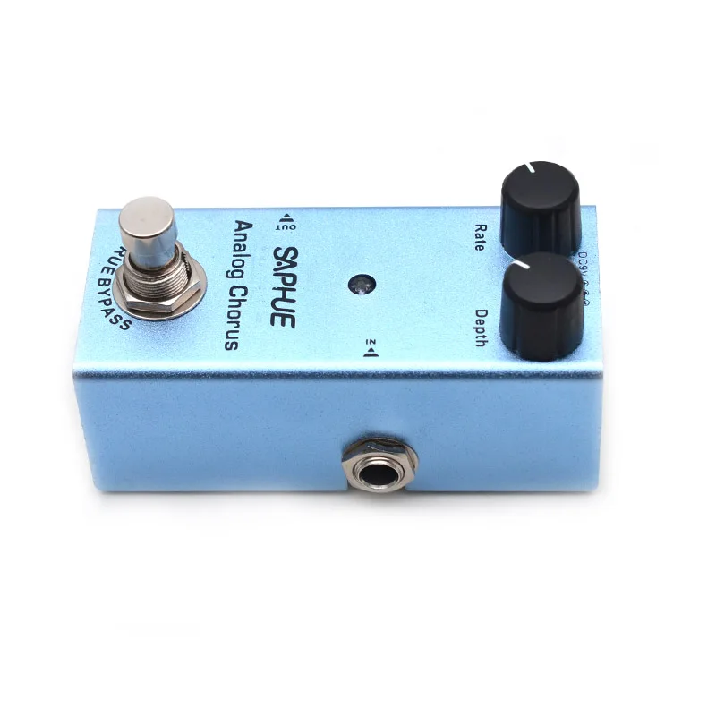 Saphue Electric Guitar Analog Chorus Pedal Rate/depth Knob Effect Pedal