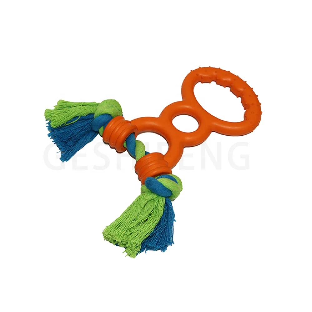 

DropShipping Wholesale Plush Dog Toy With Rope Pet Rope Weave Ball Sisal Ball Chew Toys, Colorful