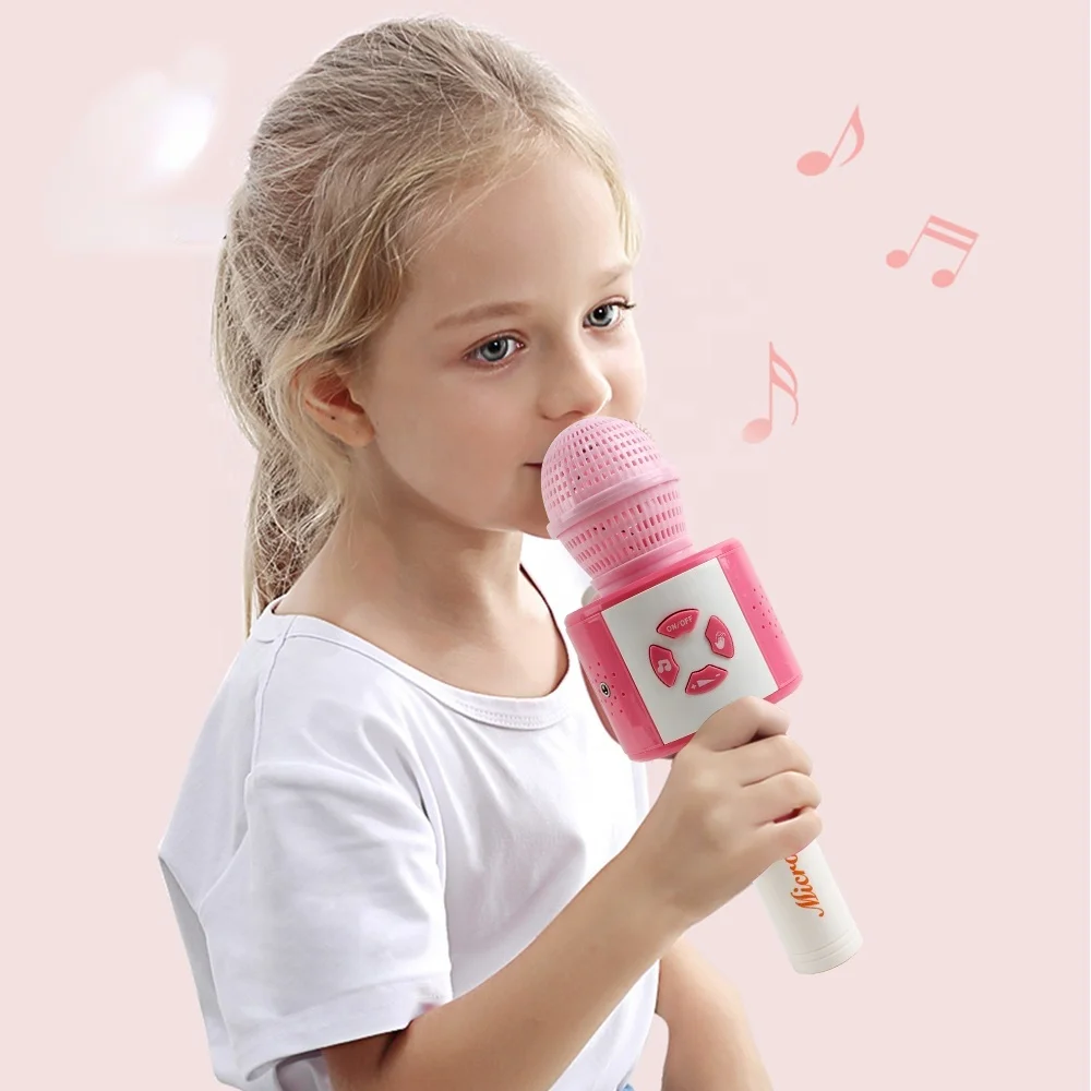 

Funny karaoke singing toy plastic musical instrument microphone for kids