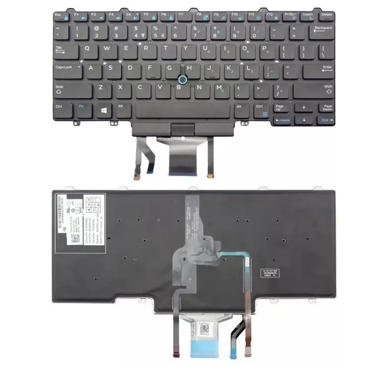 

HHT laptop keyboards for DELL Latitude E5450 E5470 E7450 E7470 7480 7490 US Keyboard
