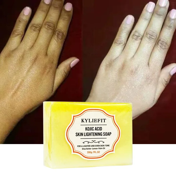 Private Label Handmade Solid Toilet Soap Bar with Kojic Acid Moisturizing & Brightening Features Soap