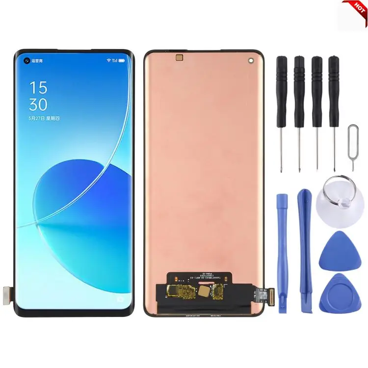 

Lcd spare parts LCD display pantalla LCD touch Screen Digitizer Full Assembly for OPPO Reno6 Pro + 5G Realme C11 (2021) RMX3231