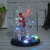 2019 Cheap Wholesale Christmas Day Gift Snowman Dust-proof Microlandscape Glass Led Night Lamp Christmas Decorative For Friend