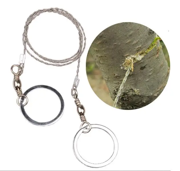 

Outdoor Survival Wire Saw Hand Chain Saw Stainless Safety Fretsaw Emergency Survival Tool Camping Fishing Hunting Pocket Gear