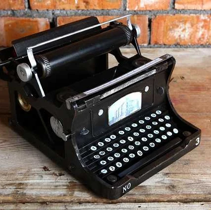

Metal Typewriter Model, Custom color
