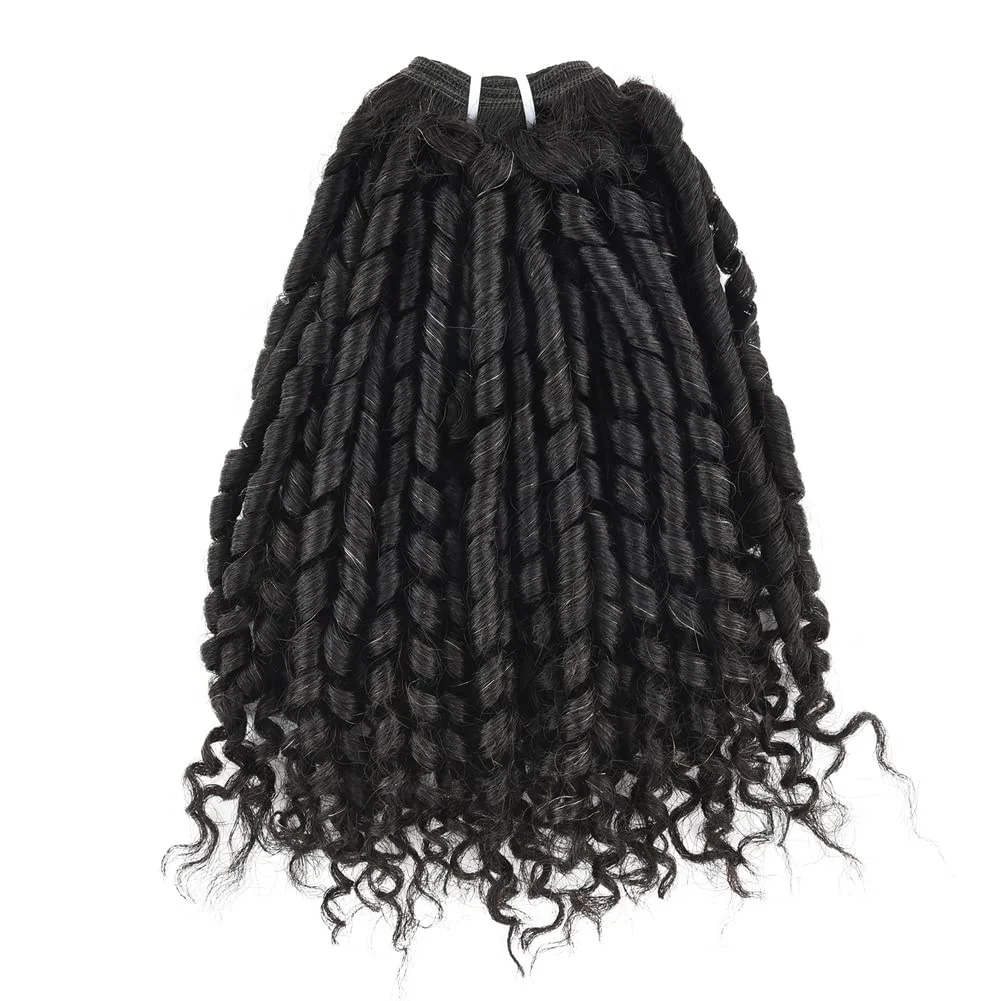 

Hot Sale Brazilian Hair Weave Bundles Pixie Curls Human Hair Cheap 100% Remy Hair Natural Black for Black Woman