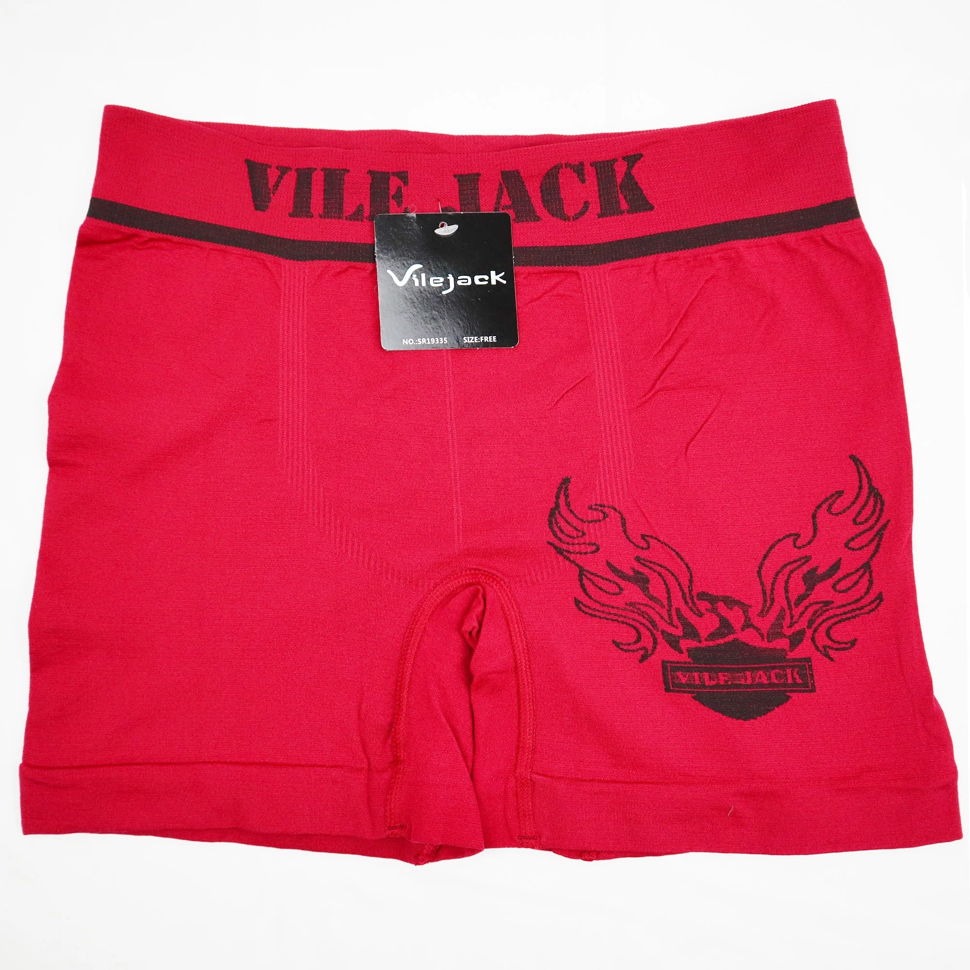 
Factory outlet stock polyester mens long Boxer mens seamless underwear boys shorts 