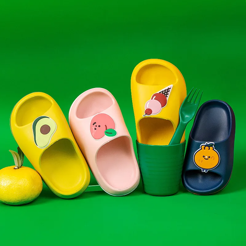 

Children's summer shoes boys and girls home bathroom non-slip slippers, As shown