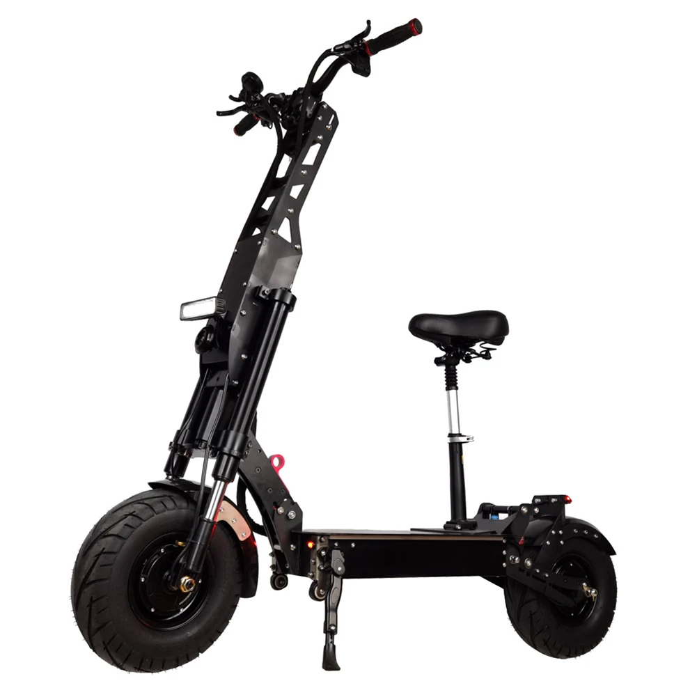 

FLJ 13inch big tire electric scooter with 6000W 60V 50Ah dual engine scooter for adult 80-150kms range e scooter kick e bike