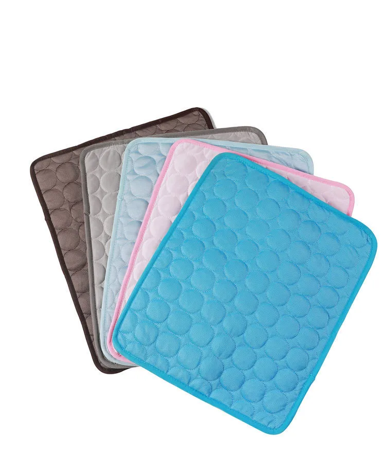 

New Summer Waterproof Pet Cooling Ice Mat Pad Cold Gel Pad Comfortable Cushion Pet Cooling Mat, Grey, blue, light blue, pink, coffee