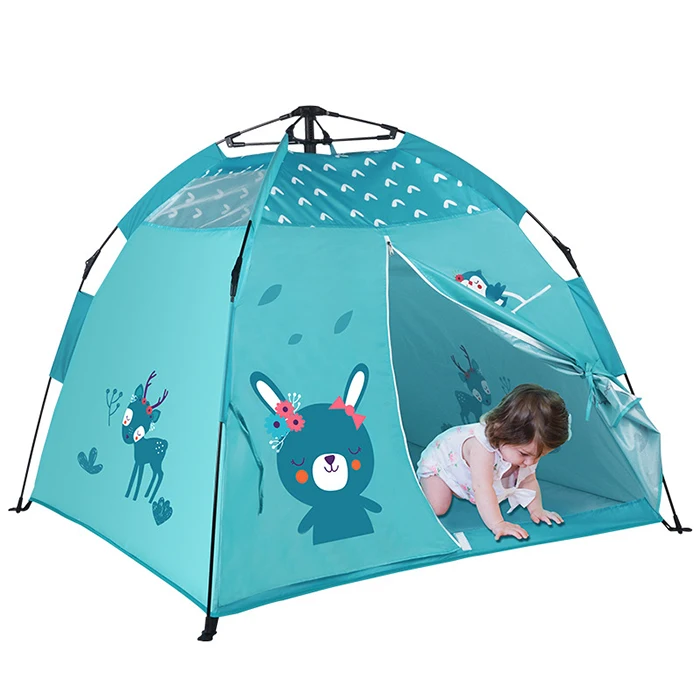

Drop shipping high quality kids play tent child toy tent kids light foldable tent for kids, 3colors