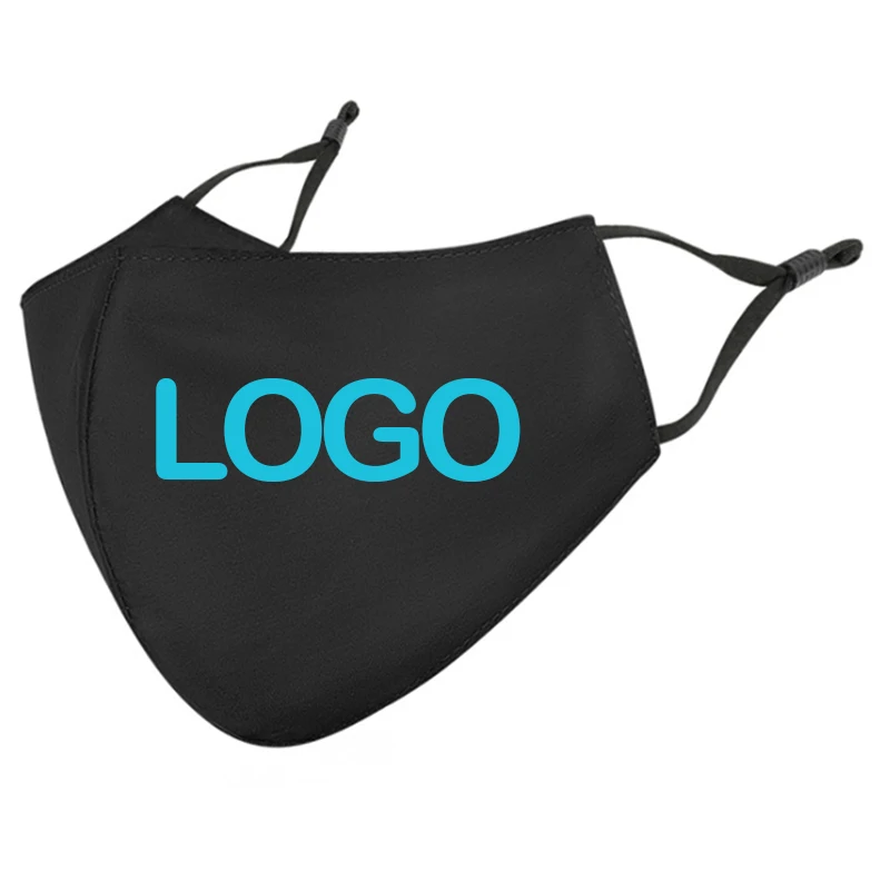 
Customized Sublimation Pattern Printed Dustproof Cotton Black Maskes Fashion Designers Reusable Facemask With Customised Logo 
