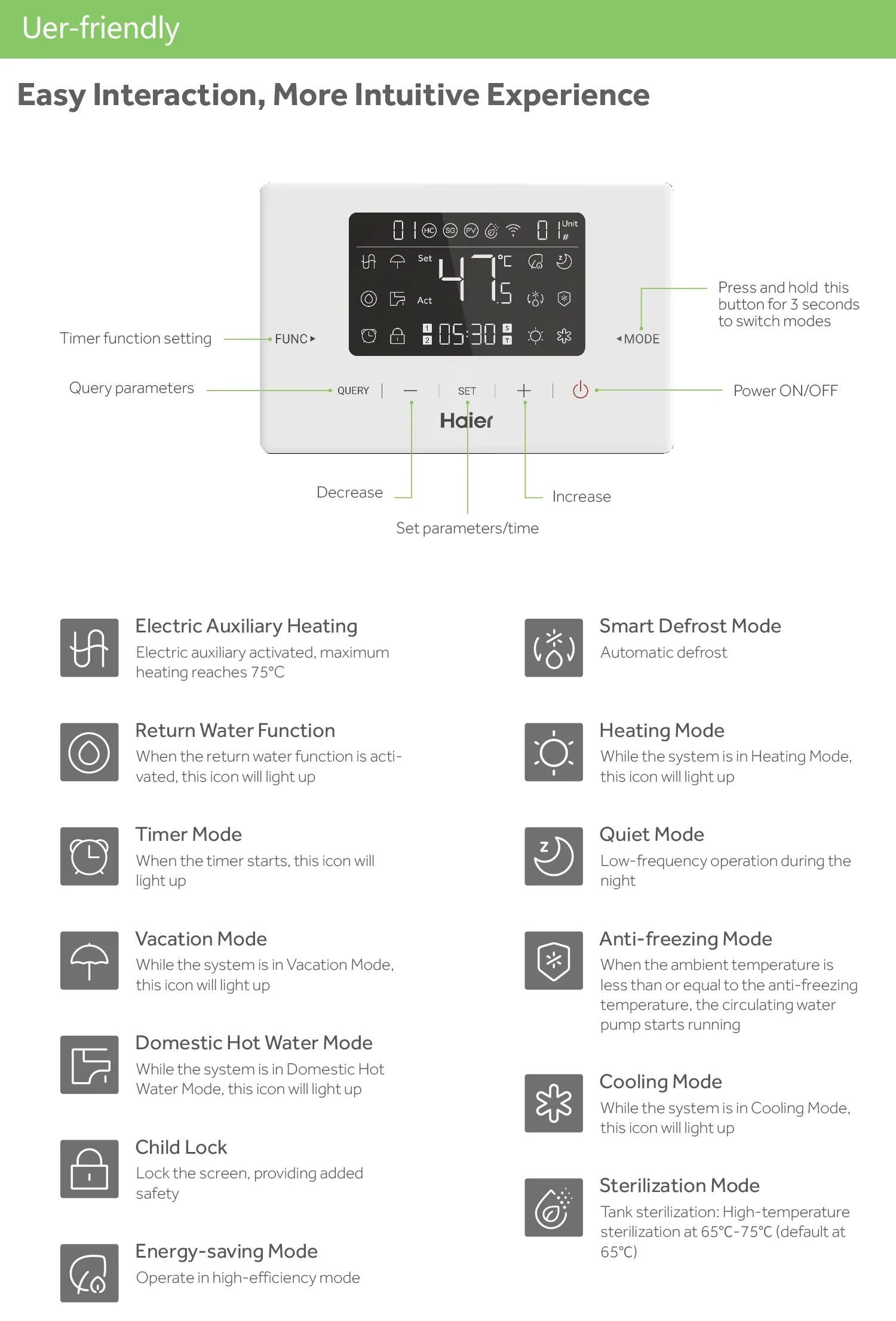 Hybrid Heat Pump, R290, Inverter, 8kW, 10kW - detail 42