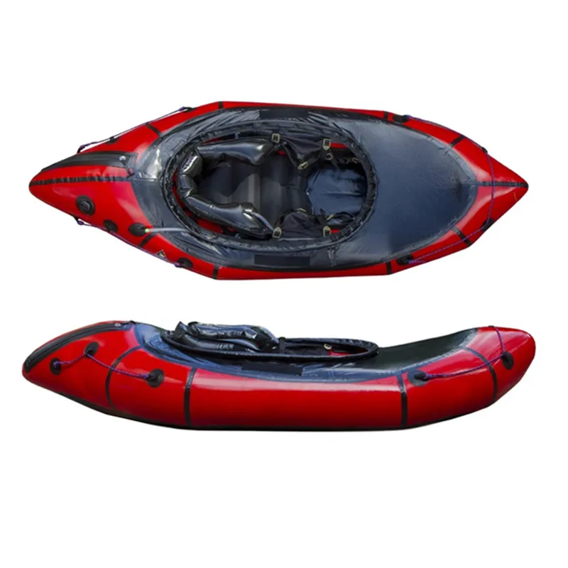 

Customized light weight TPU 1-Person folding inflatable raft and cheap packraft, Optional