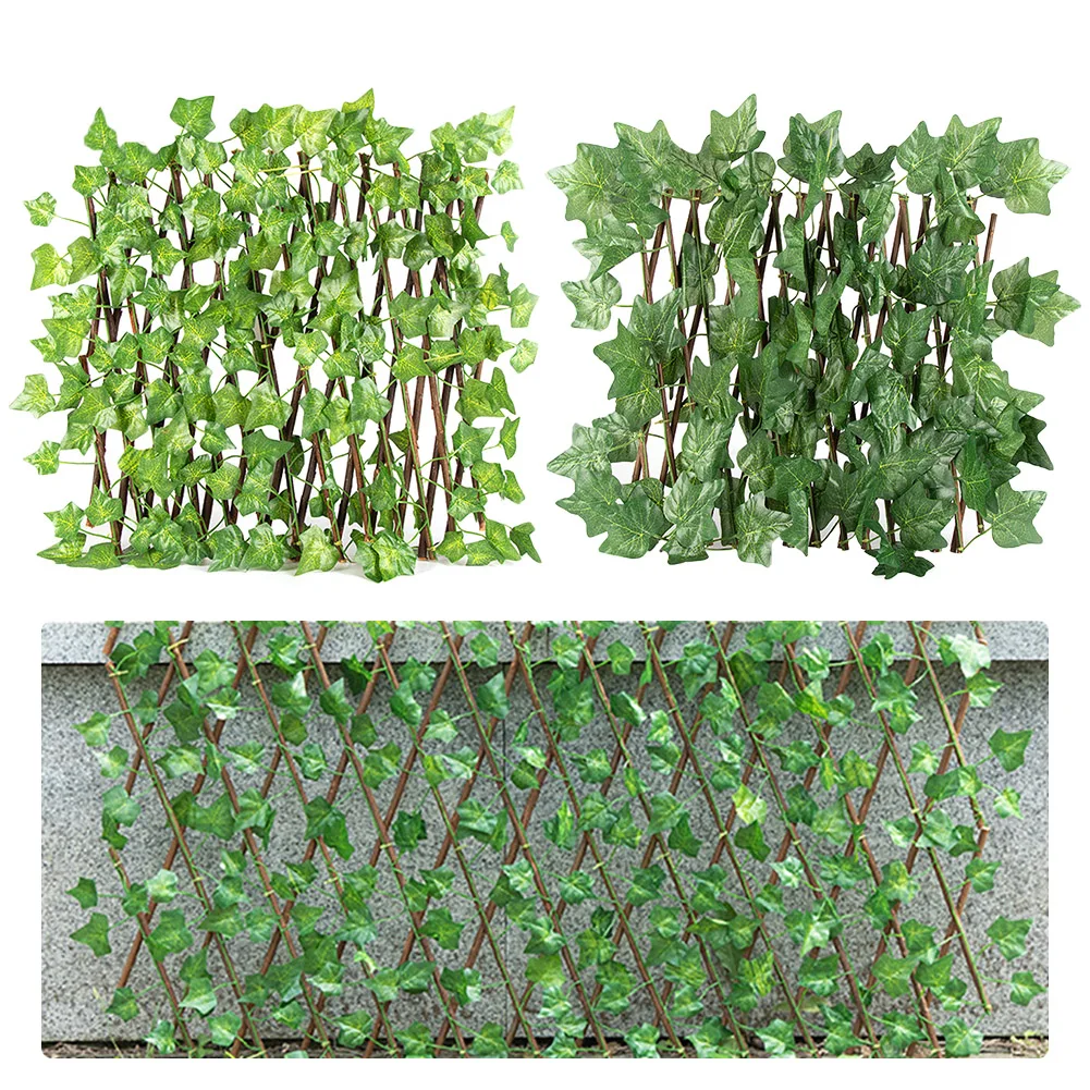 

Retractable Fence Expanding Durable Wooden Trellis Plant Privacy Screen for Garden Wall Decoration