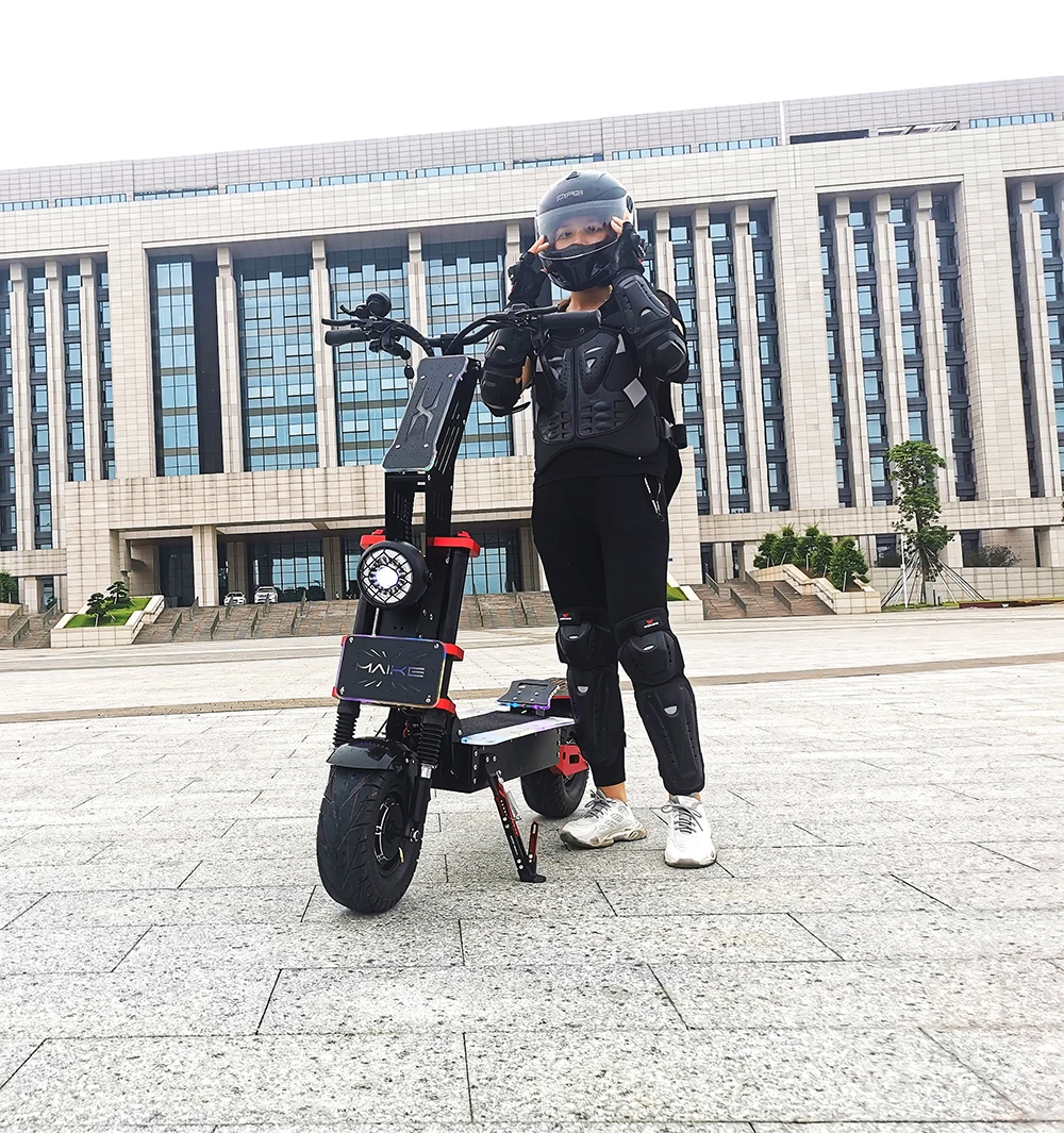 

Maike MKX new arrival Foldable big motor 13 inch powerful Motorcycle 60V 40AH 8000W 85km/h adult electric scooter