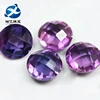 Double checkerboard cut 61# color-change corundum