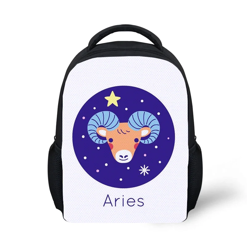 

2022 Custom Aries Taurus Gemini Cancer Pattern Sublimation Print For Boys Girls Student Fashion Backpack Kids School Bags