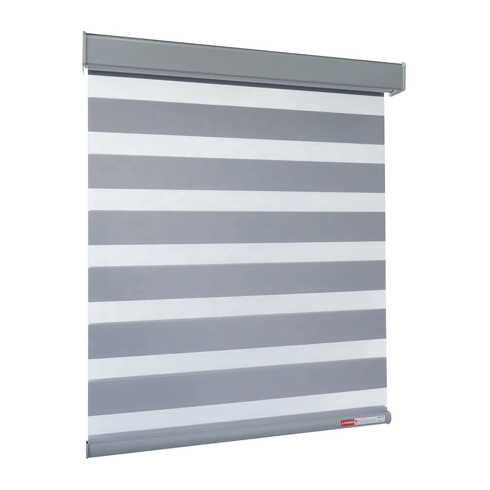 

High quality latest day and night manufacturer blackout window roller zebra shade blinds, Customer's request