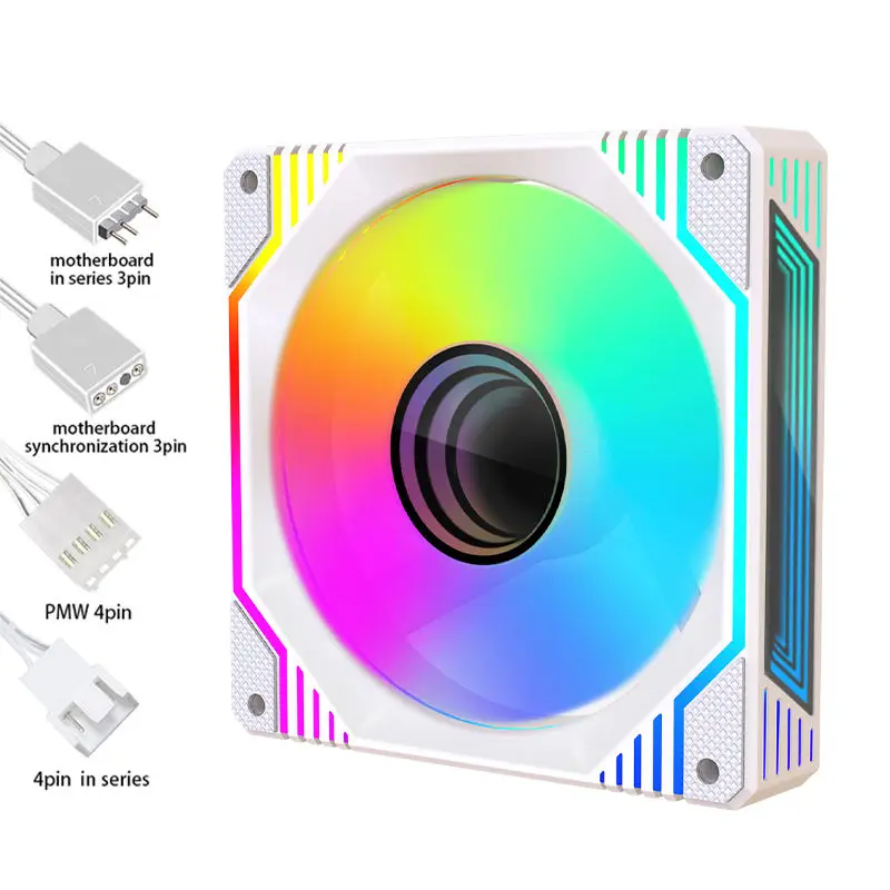 

Cpu Cooling Fan High Performance 12V 120mm LED RGB Heatsink COOLER PC FAN