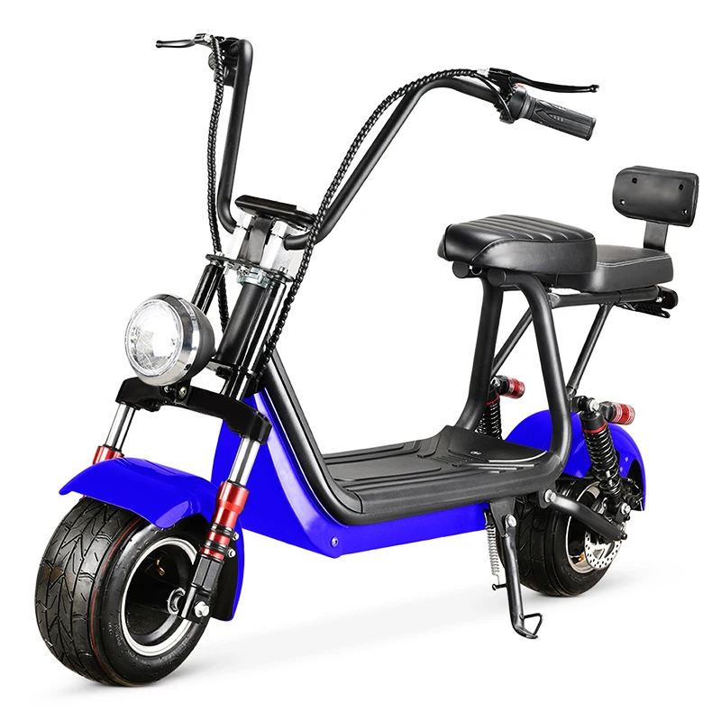 

Stock In Monopattino Elettric Citycoco 800w 48V 20A High Speed 40km/h 10 Inch Fat Tire Bike Mobility Electric Scooters