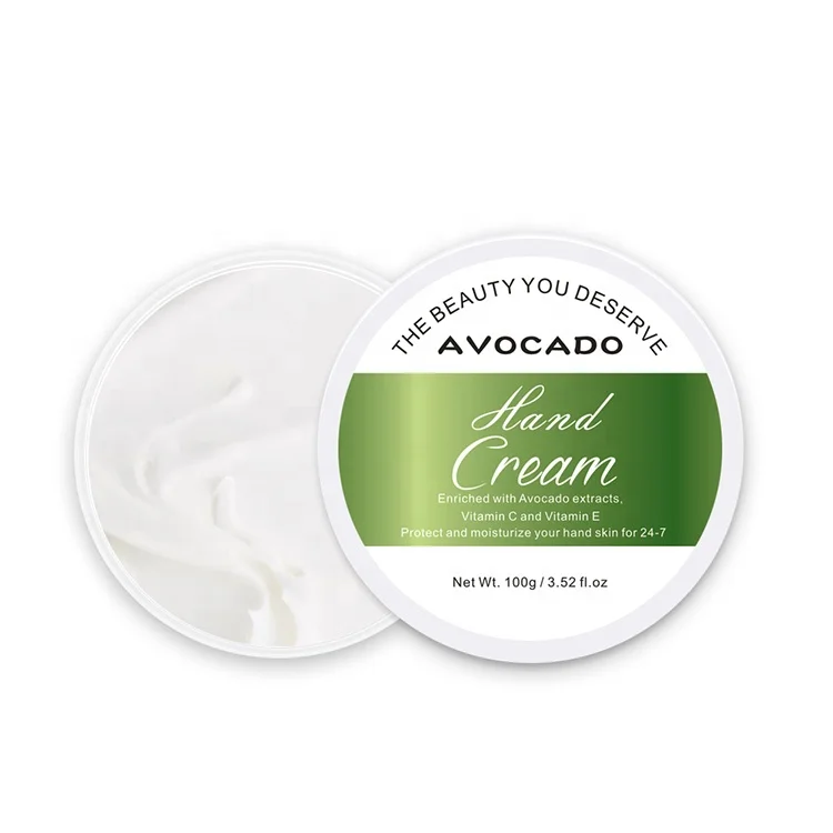 

Custom Natural Avocado Whitening Softening Shea Butter Vitamin C Organic Hand Cream