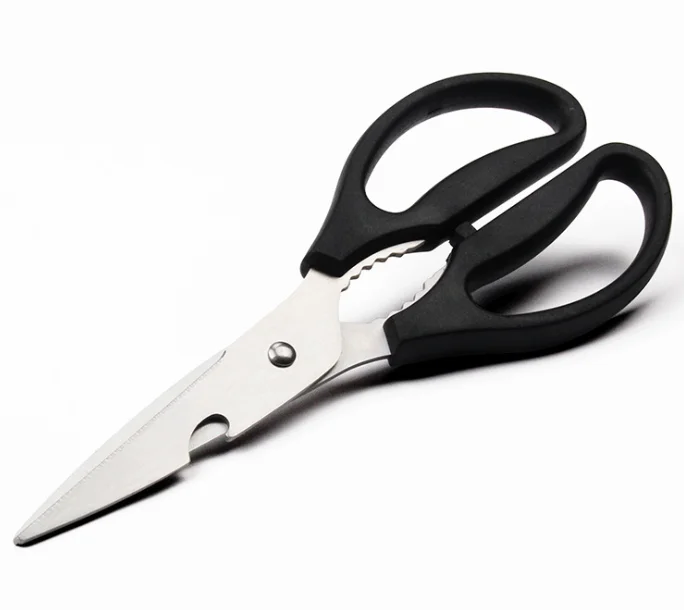 

kitchen scissors All purpose Mutifunctional kitchen Shears 8.27 inch Black, Silver, black