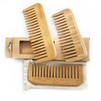 

Amazon Hot-selling Private Label Eco-friendly Natural Bamboo Wide Tooth Comb