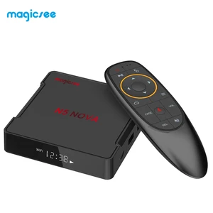 2019 High Quality TV BOX Magicsee N5 Nova 4gb 32gb RK3318 2.4G/5Ghz Wifi HDR 4K H.265 Android 9.0 Set Top Box