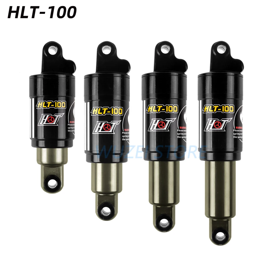 

HTL-100 Bike Rear Shocks 125/150/165/185mm Mountain Bicycle Oil Spring Shock 850/1000 lbs Cycle Parts for MTB Electric Snow Bike