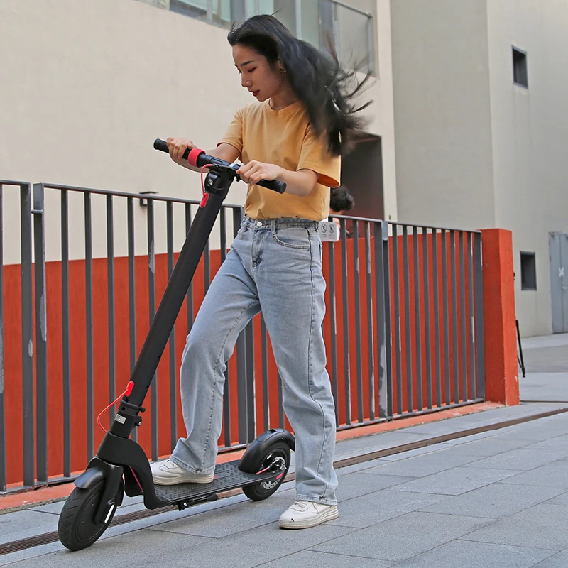 

8.5inch Two Wheel Tubeless Tire and Removable Battery Electric Scooter