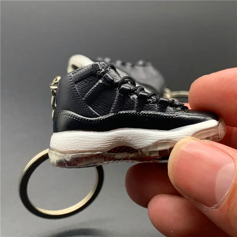 

Wholesale cheap custom aj 11 space jam 3d mini sneaker keychain