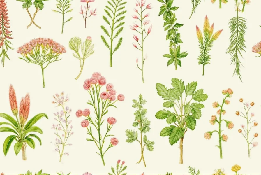 Botanical illustration showing cross-section of ginger family rhizomes