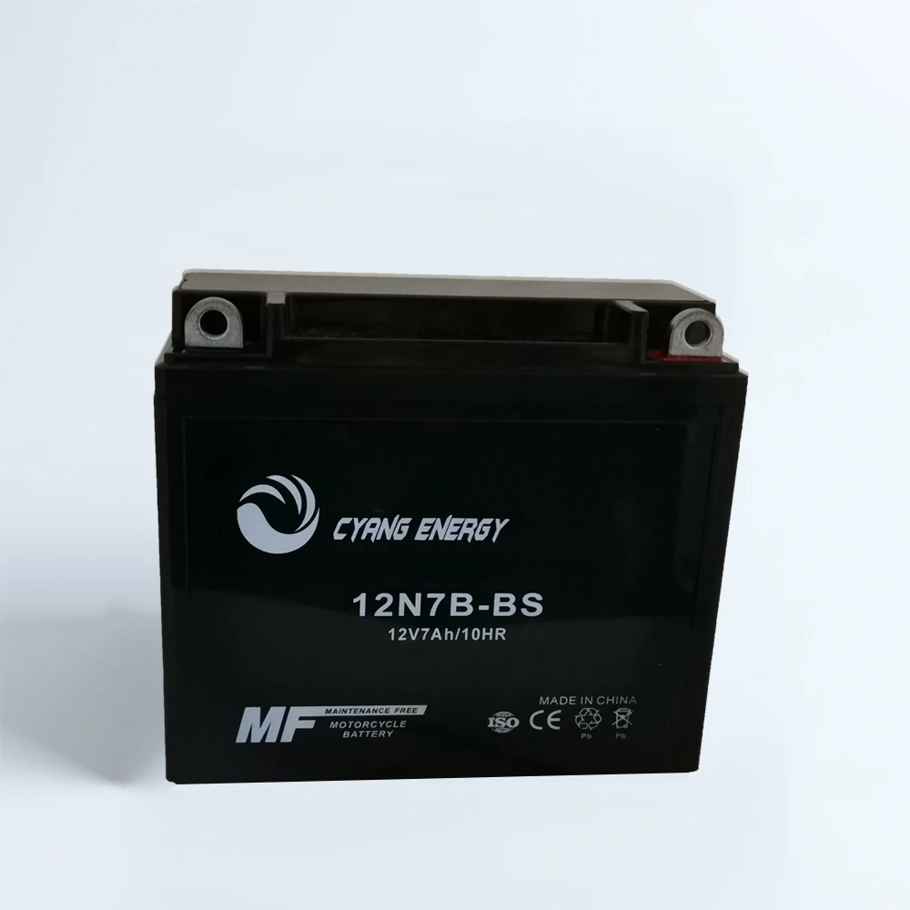 
Cheapest factory wholesale OEM 12V7AH MF green electric dry charged motorcycle battery 