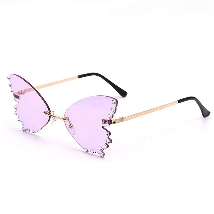 

2022 new arrival hot sales personalized butterfly shape design fashionable sunglasses, Custom colors