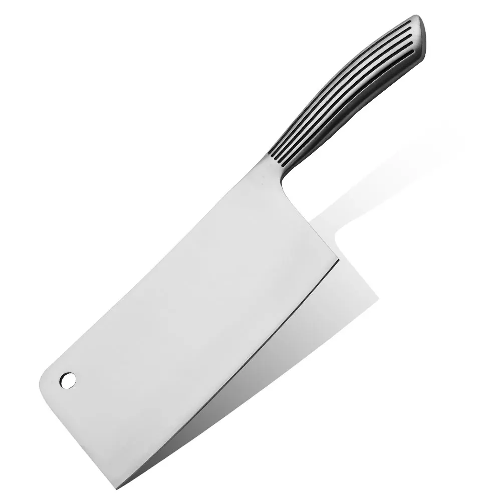 

In Stock 7 inch stainless steel bone cleaver chopper knife, As shown in the photos