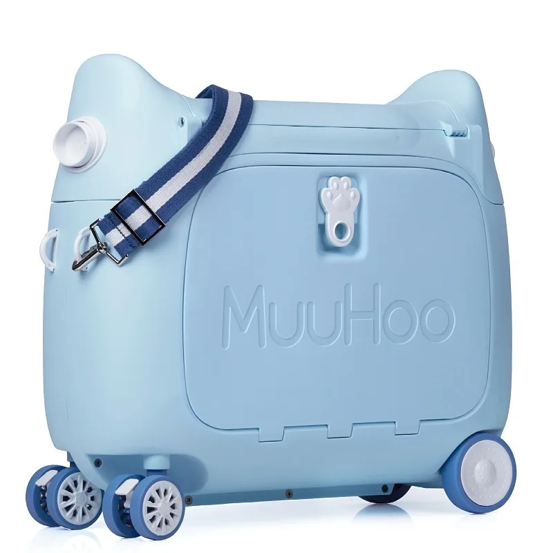 

Hot Sale Airport Cute Travel Hard Cartoon Car Kids 3d Trolley Children Luggage Suitcase Small, Blue