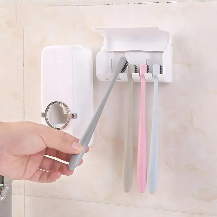 

Custom toothpaste dispenser for home HOPkr bathroom manual toothpaste distributor