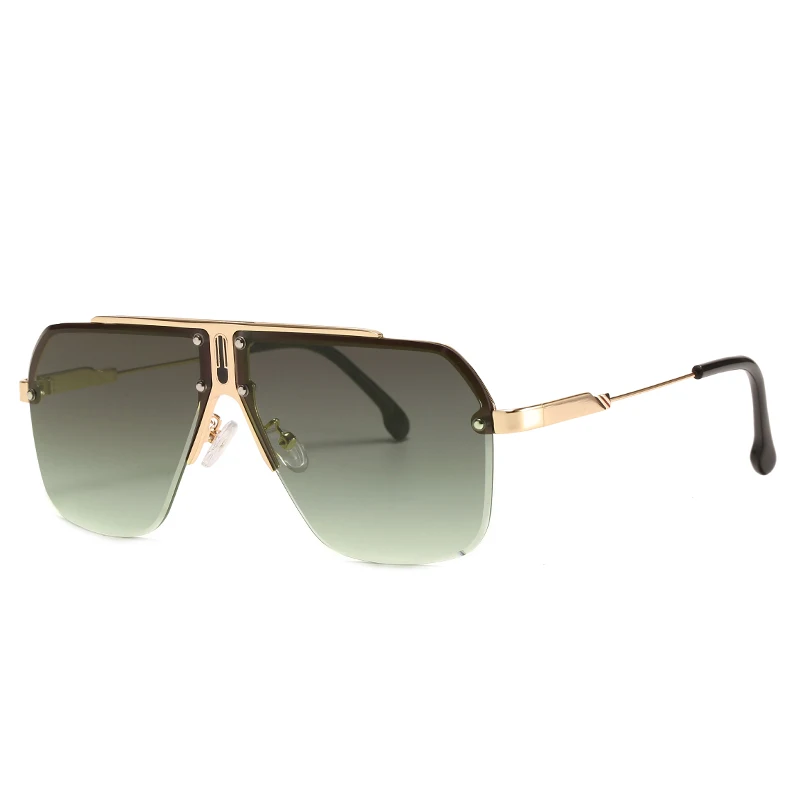 

Classic hot style metal UV400 rimless vintage shade ray band sunglasses 2021 men