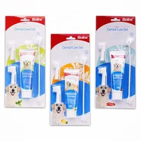 

Factory Wholesale Pet Dental Care Kit Toothpaste for Dog Dental Care Stone Cleaning Health Tooth Toothbrush kit OEM
