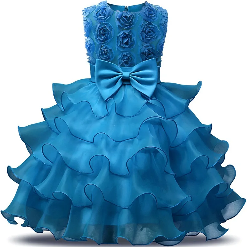 

Flower Princess Gauze Toddle Ruffles Lace Party party wear kids dresses for girls,girls dress