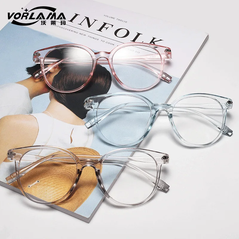 

New Retro Anti-blue Eyewear Transparent Glasses Frame Decoration Men and Women Blocking Blue Light Glasses