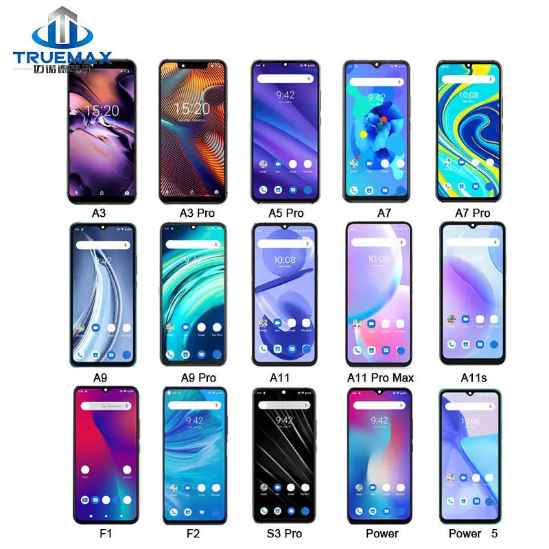 

Mobile Phone LCDs for Umidigi A11s A11 Max A9 A7 Pro A7s A5 A3x A3s A3 S5 S3 F1 F2 Power 3 5 Screen Replacement LCD Display