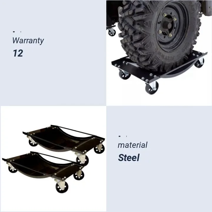 1000 Lbs Hydraulic Go Jack Wheel Dolly Car Wheel Moving Dolly Vehicle